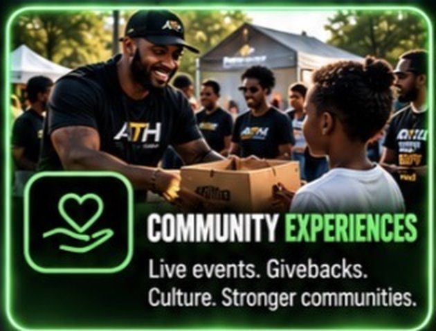 Community Experiences: Live events. Givebacks. Culture. Stronger communities.