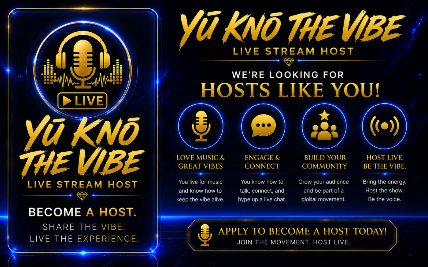 Yū Knō the Vibes Host