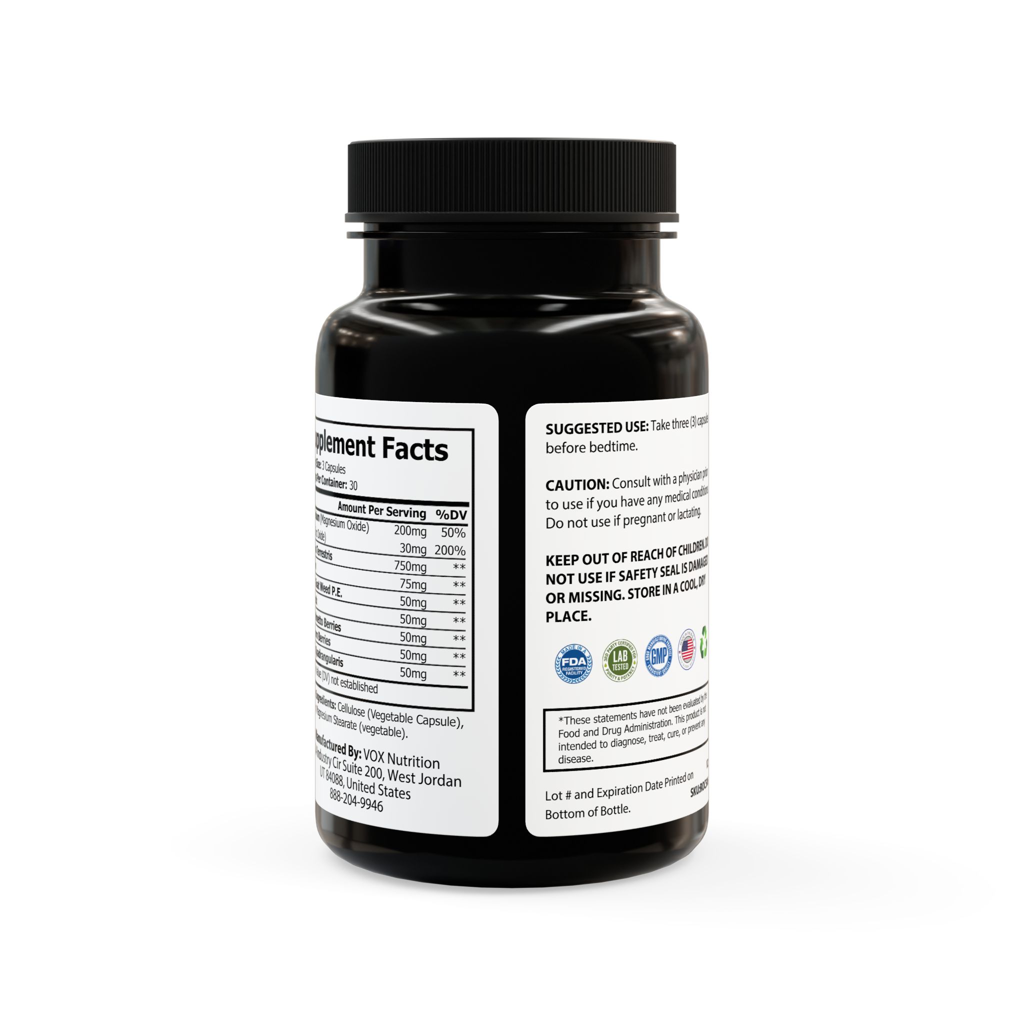 Magnesium Zinc Supplement (90 Capsules) - Image 4