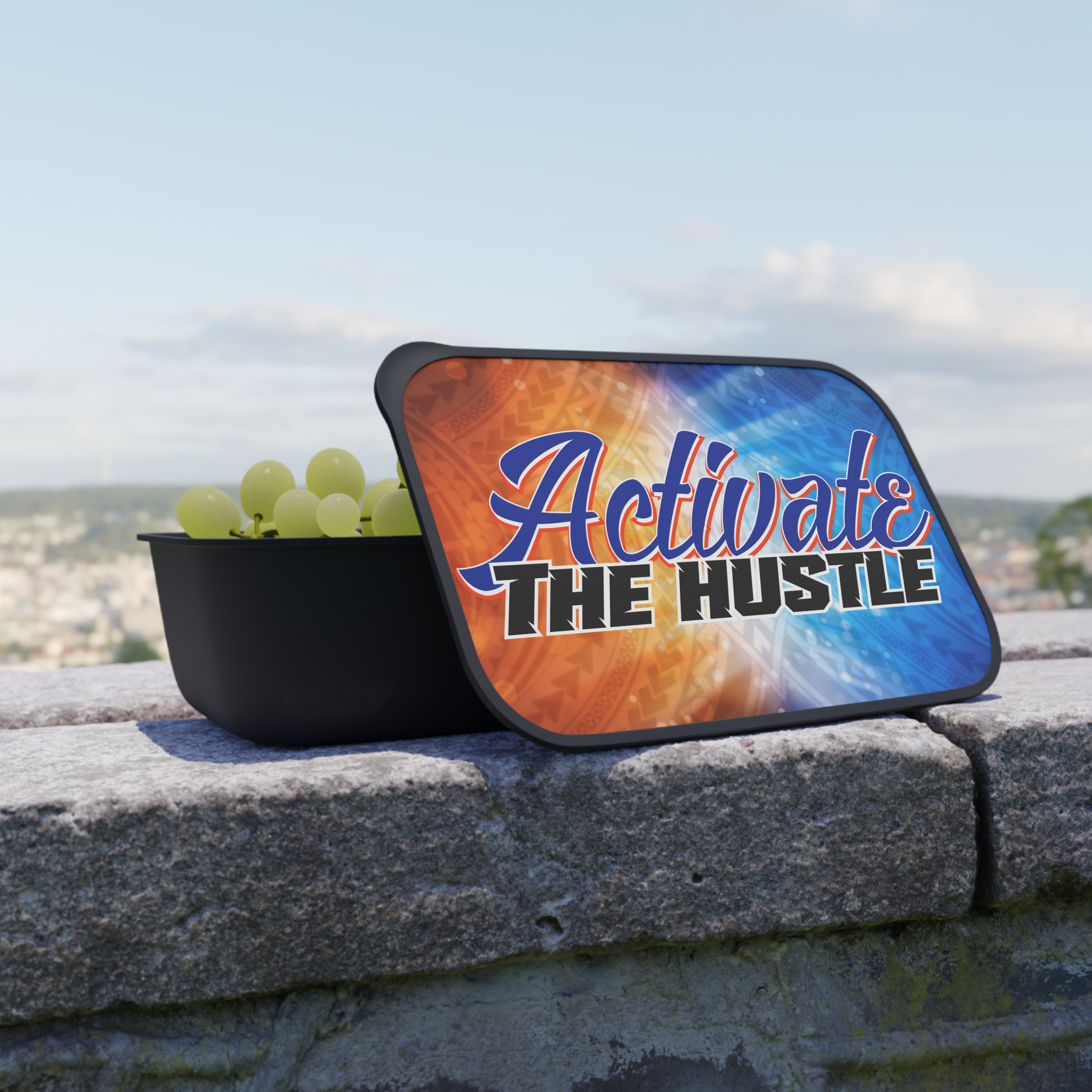 Motivational Bento Box - Activate The Hustle with Utensils - Image 4