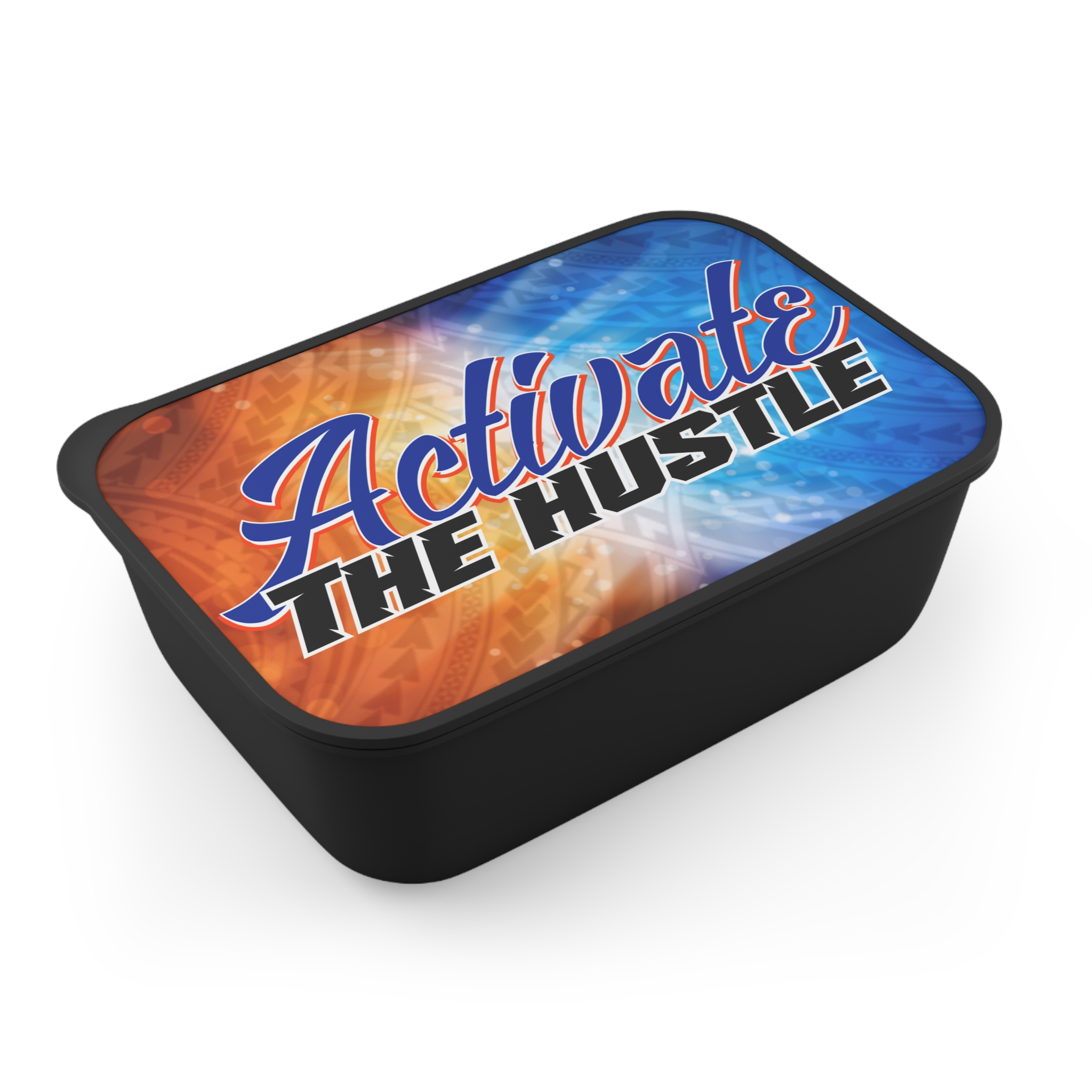 Motivational Bento Box - Activate The Hustle with Utensils - Image 3